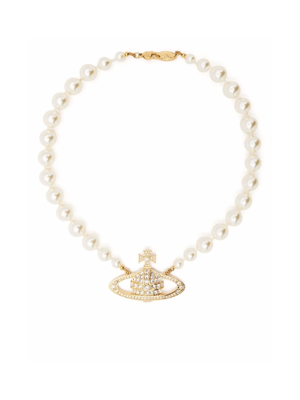 Vivienne Westwood Bas Relief pearl-chain choker
